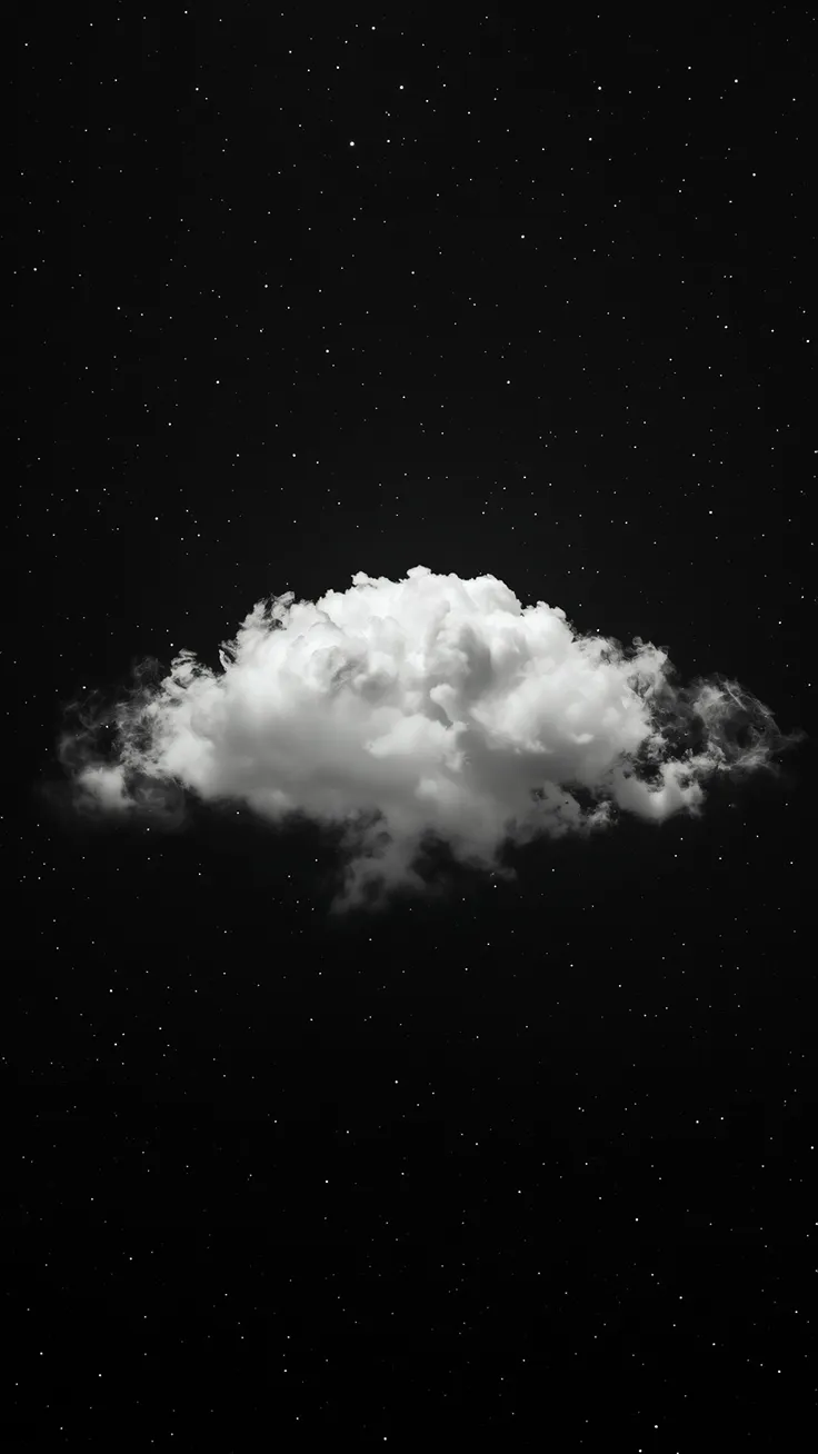 Can silence speak louder than the stars ✨🤍🌑