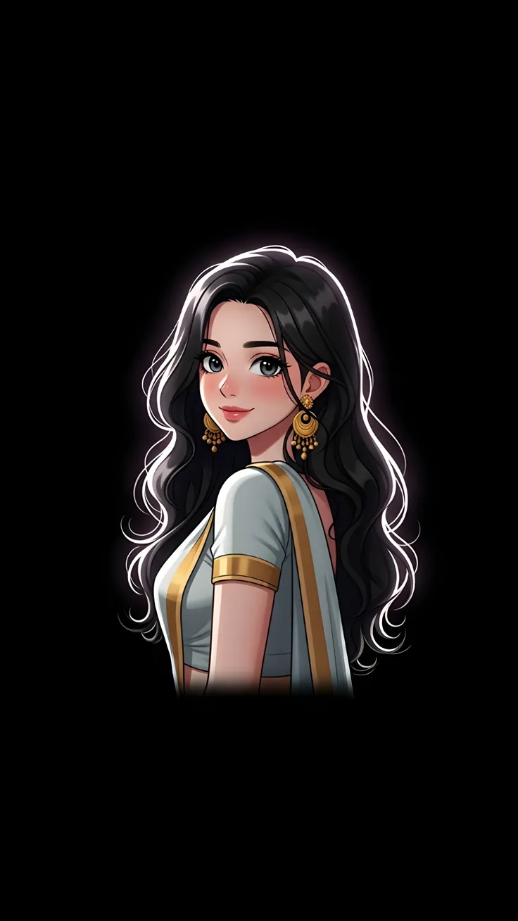 A beautiful girl in different pose in traditional look.