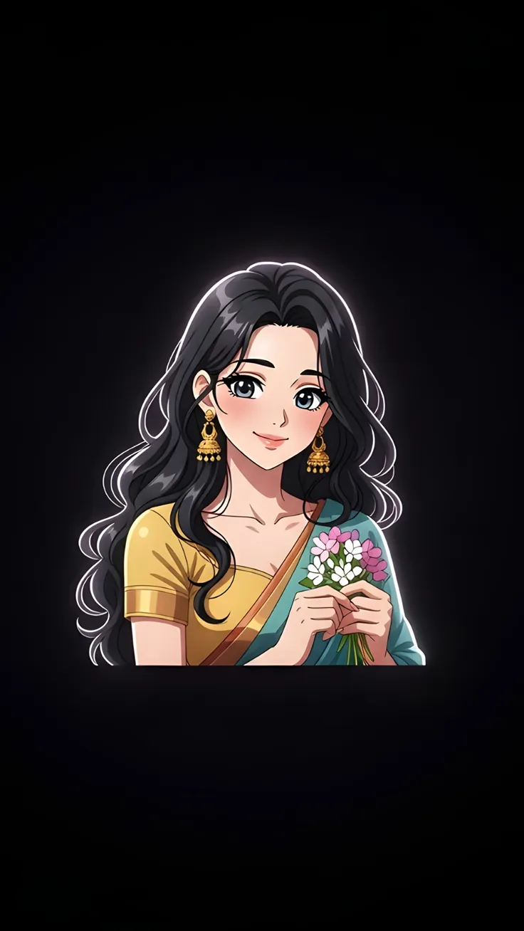 A beautiful girl in different pose in traditional look.