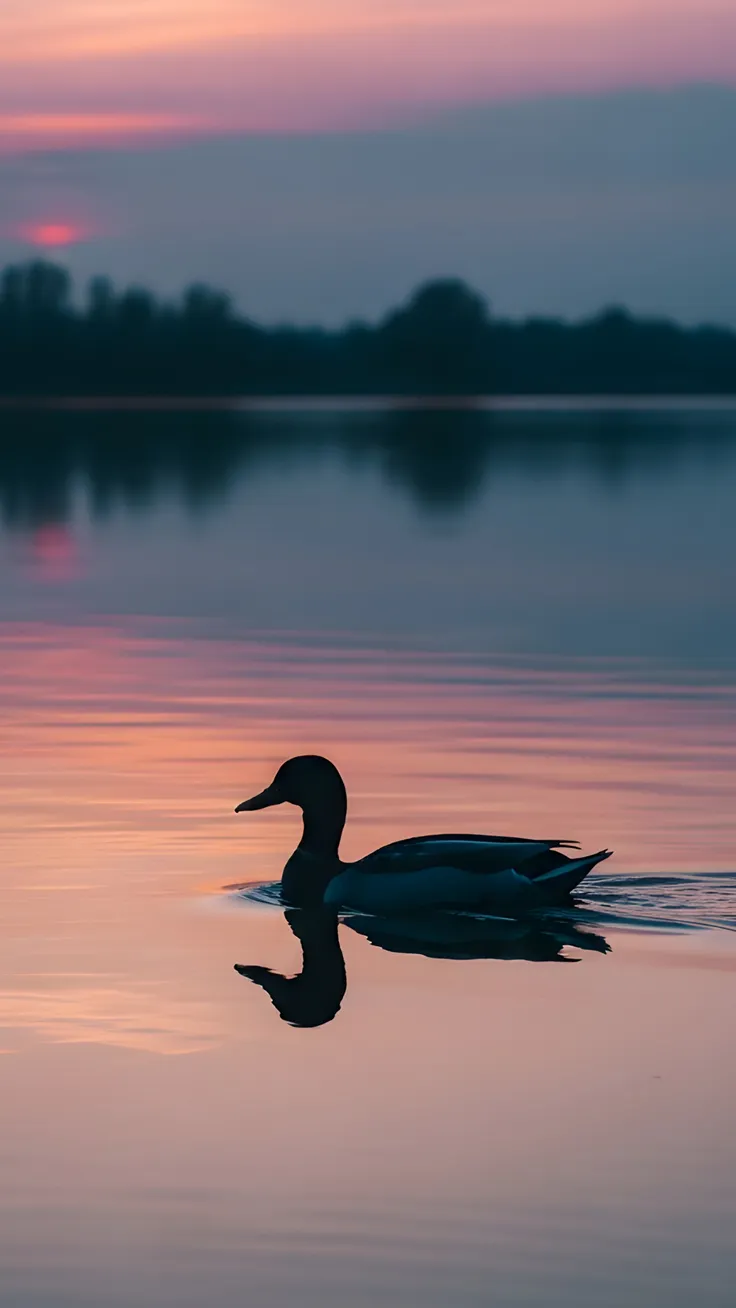 A sad girl trying to be happy with birds and sometimes alone