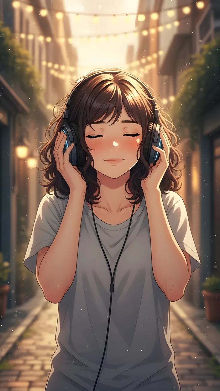 Soft moments pure happiness sad emotional night sunset sunrise anime