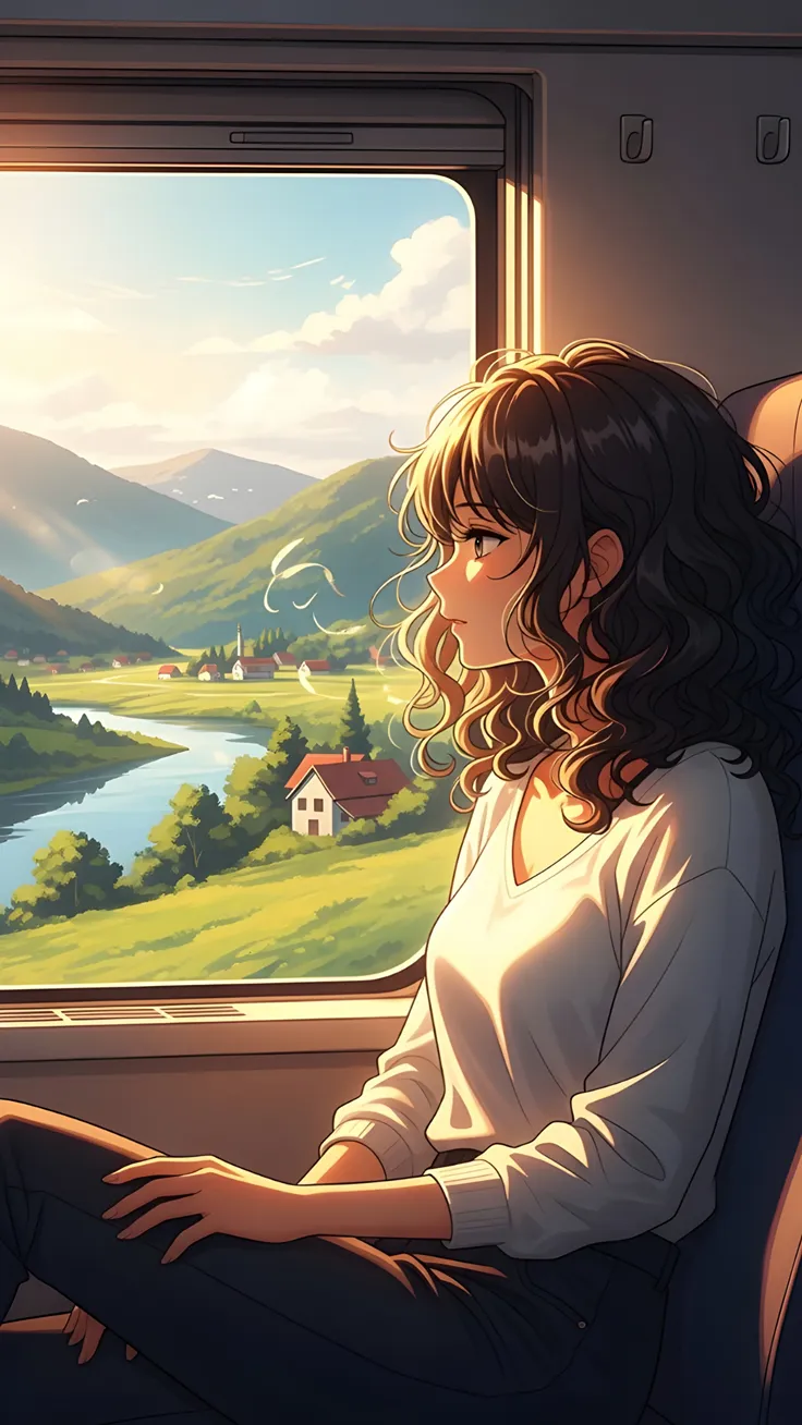 Soft moments pure happiness sad emotional night sunset sunrise anime