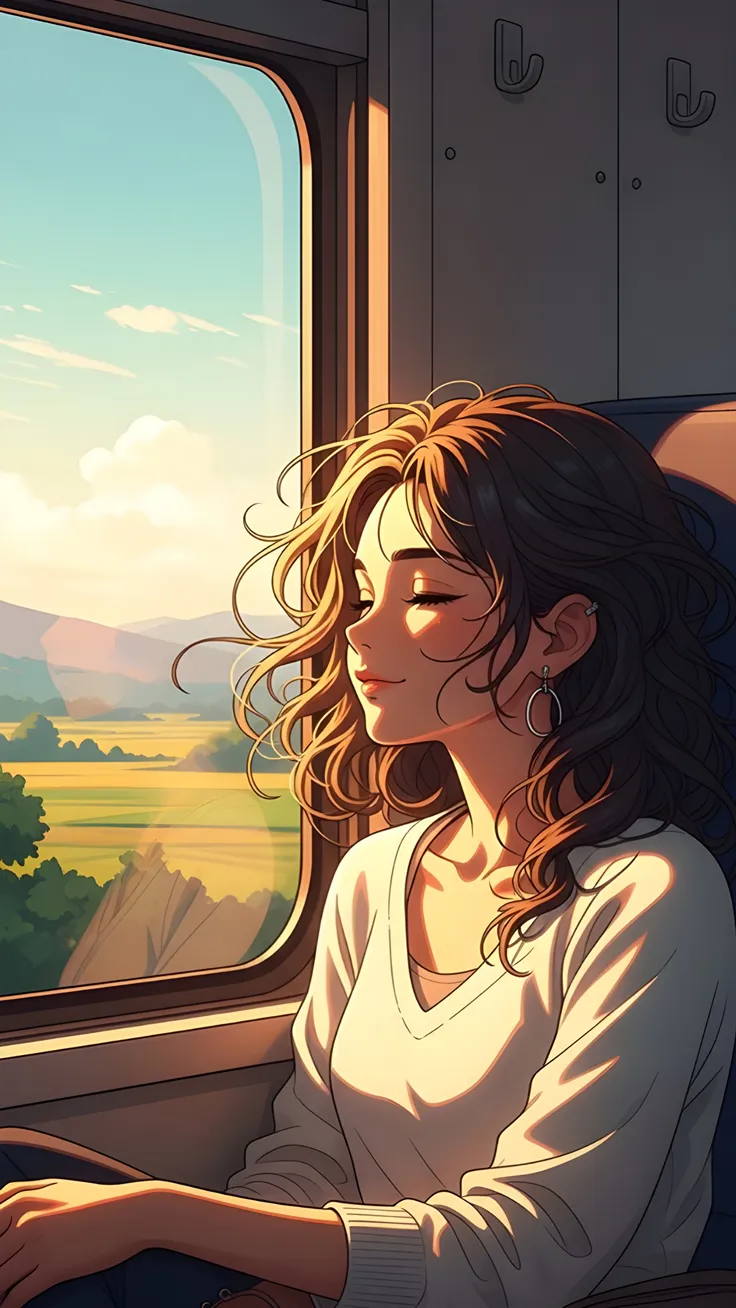 Soft moments pure happiness sad emotional night sunset sunrise anime