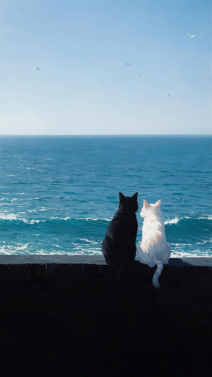 Soft Lights Beneath Blushing Skies 🌸🌙 4k Wallpapers