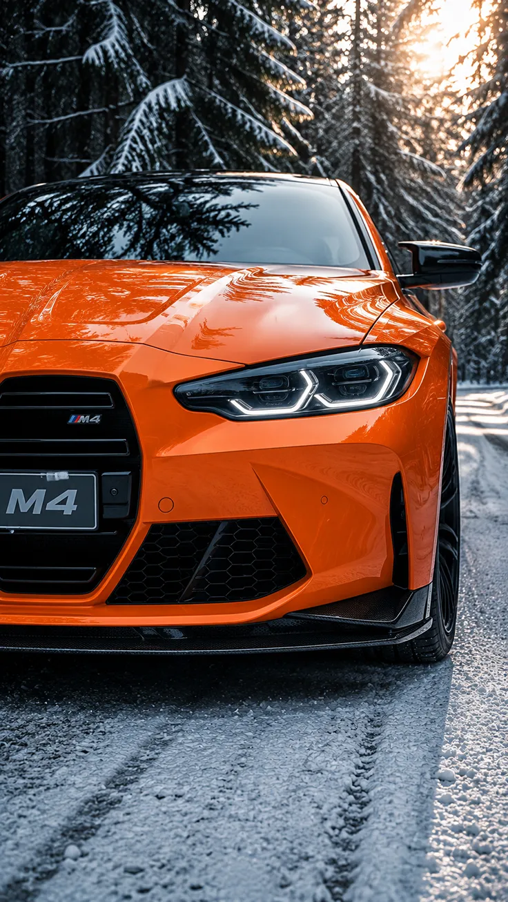 Orange fire in a frozen world ❤️‍🔥❄️
