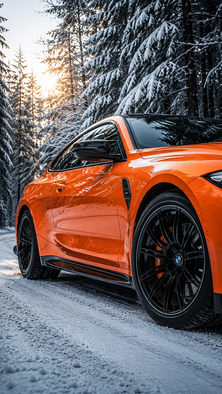 Orange fire in a frozen world ❤️‍🔥❄️
