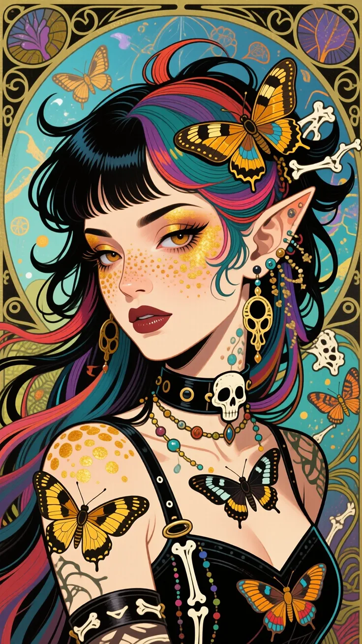 Butterflies and Bones Elf Girls