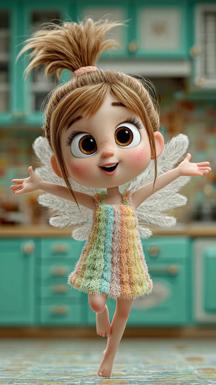 Cute chibi fairy girl