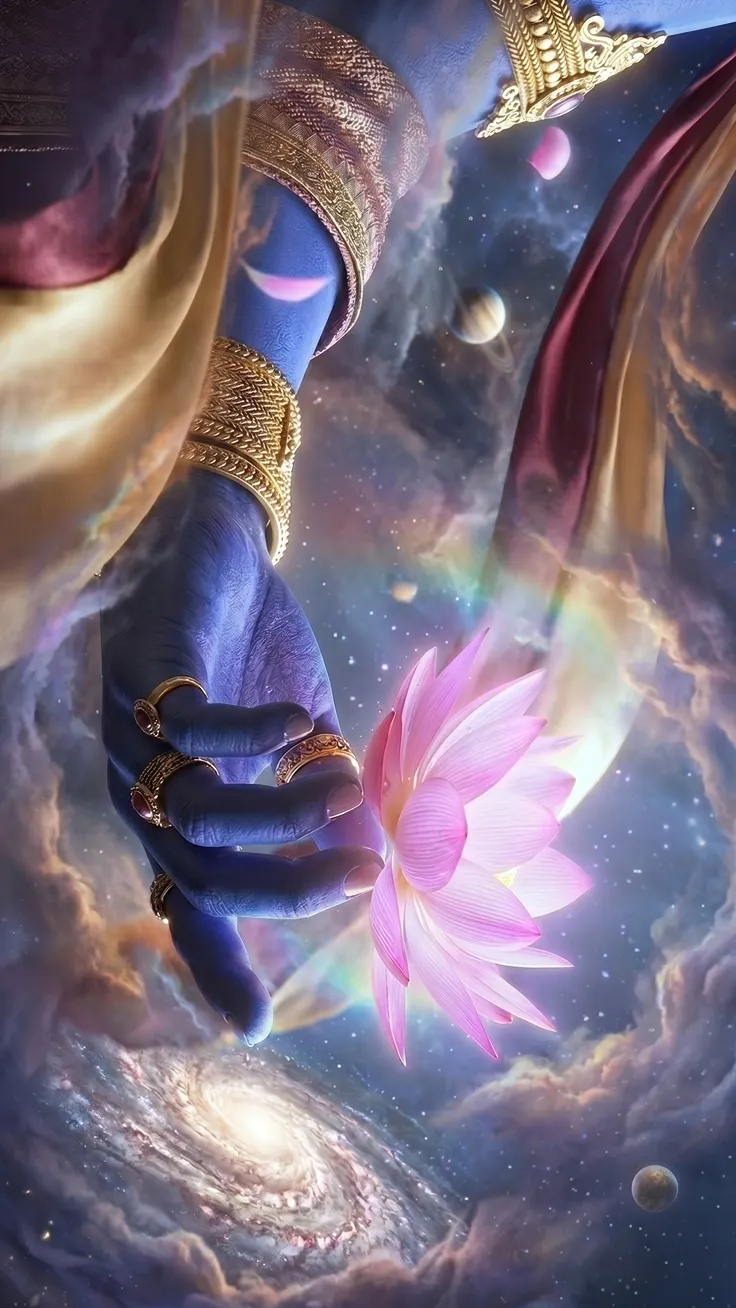 Lost in the melody of Lord Vishnu 🙏🏻 Narayan_ kxish_ai
