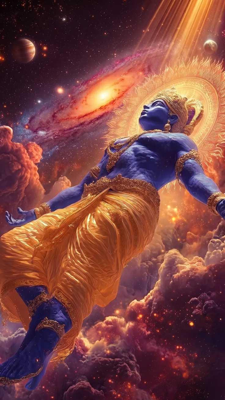 Lost in the melody of Lord Vishnu 🙏🏻 Narayan_ kxish_ai