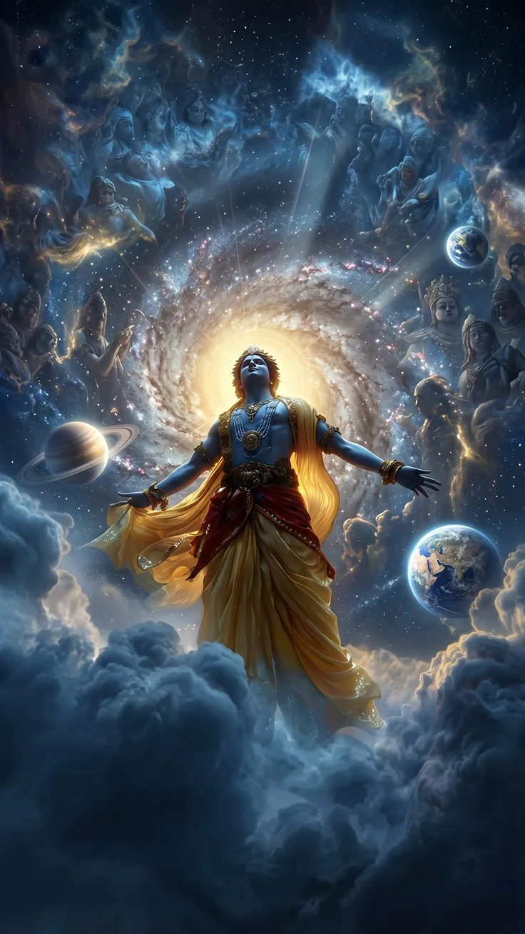 Lost in the melody of Lord Vishnu 🙏🏻 Narayan_ kxish_ai