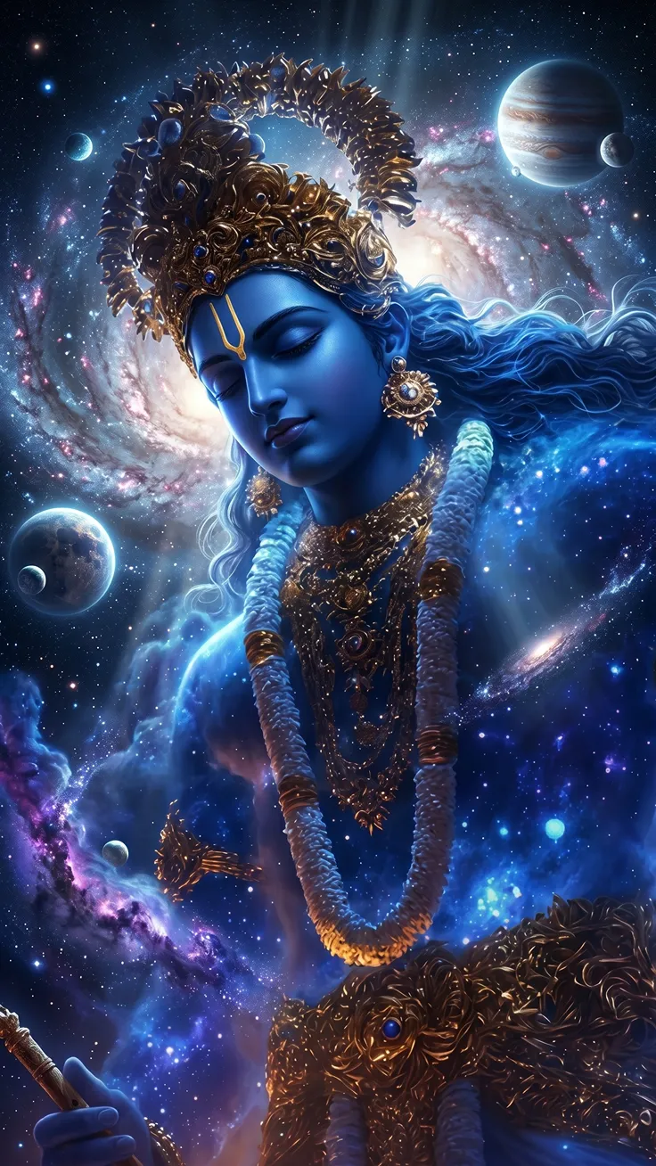 Lost in the melody of Lord Vishnu 🙏🏻 Narayan_ kxish_ai