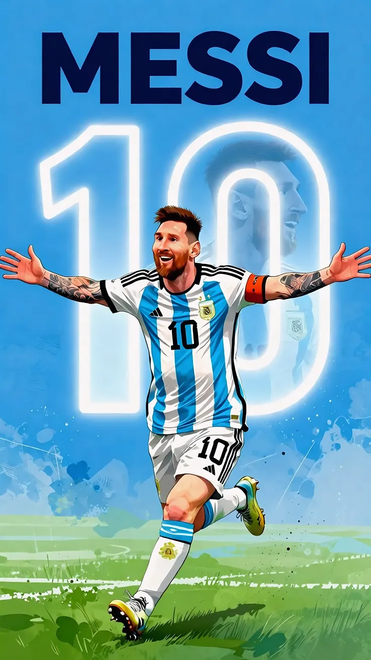 MESSI THE FACE OF FOOTBALL