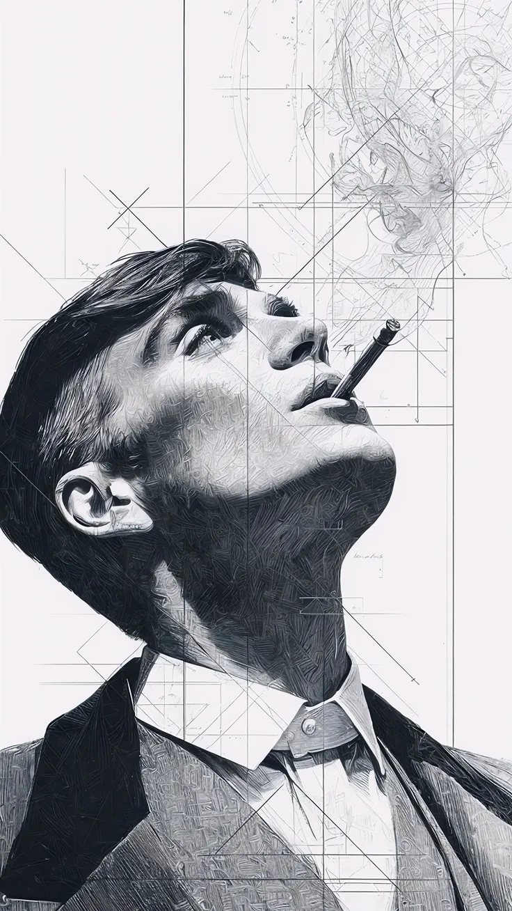Tommy Shelby Peaky Blinders AI Cinematic Art