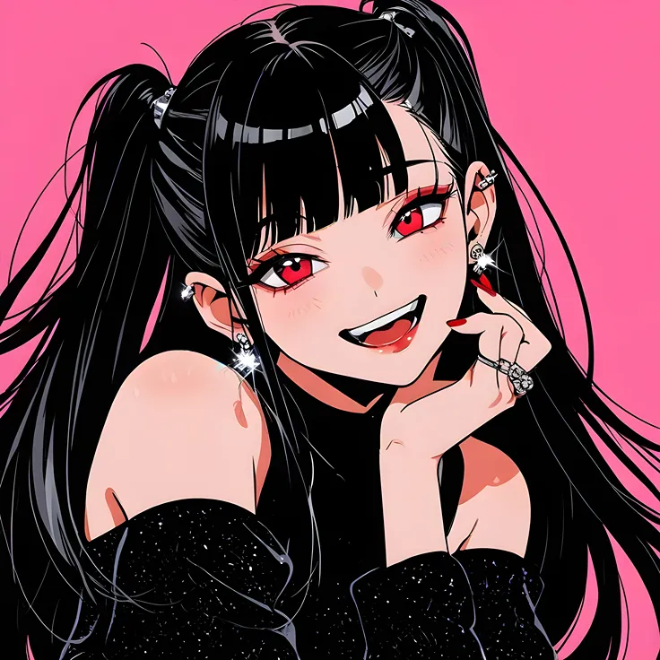 Cute anime girl-joyful anime girl