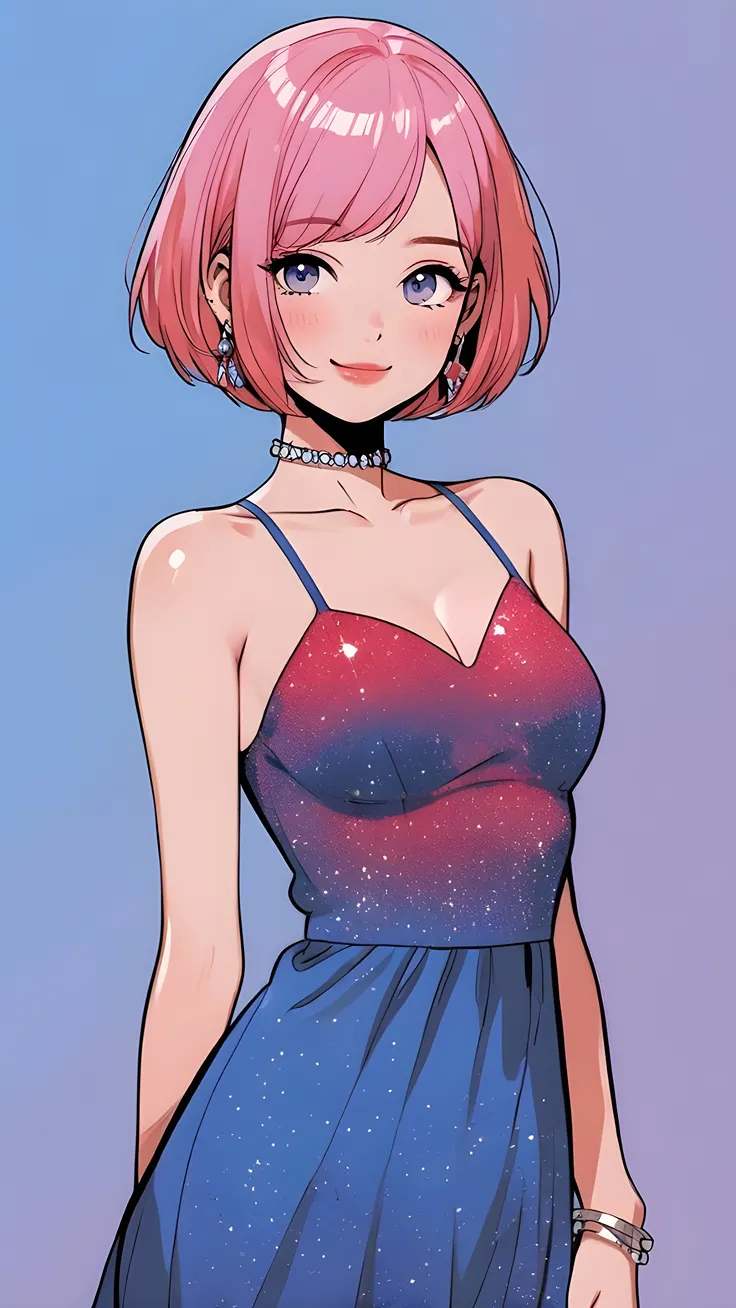 Cute candy anime girl