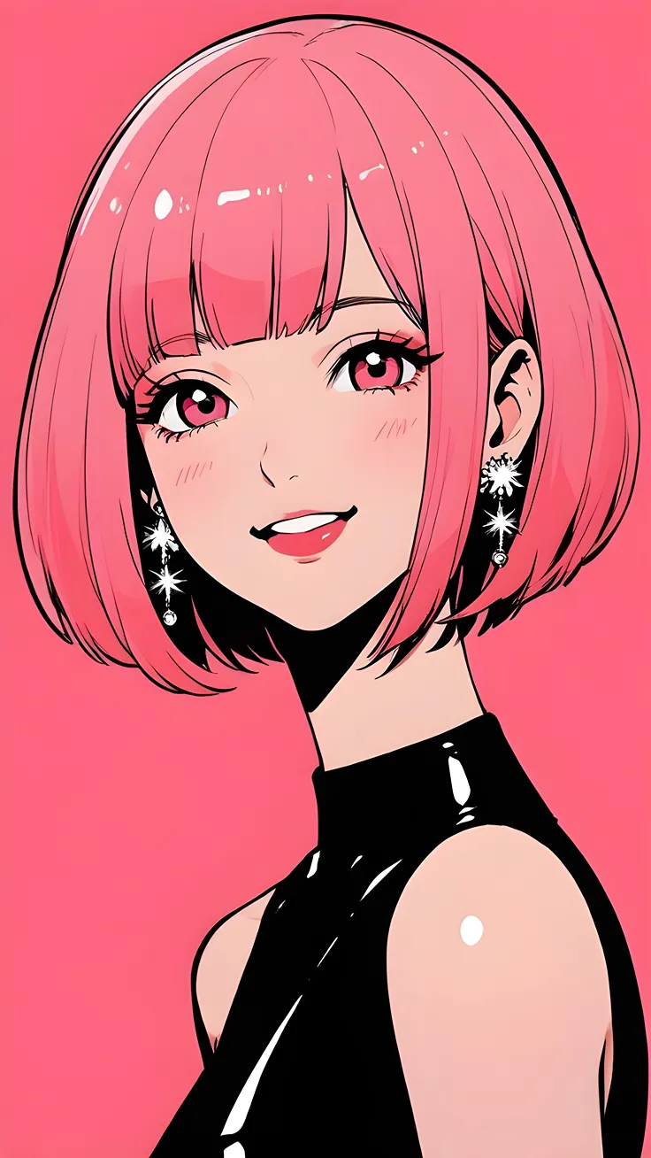 Cute candy anime girl