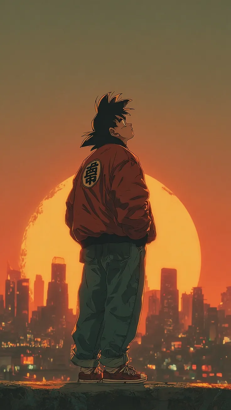 80s Retro Style Dragon Ball