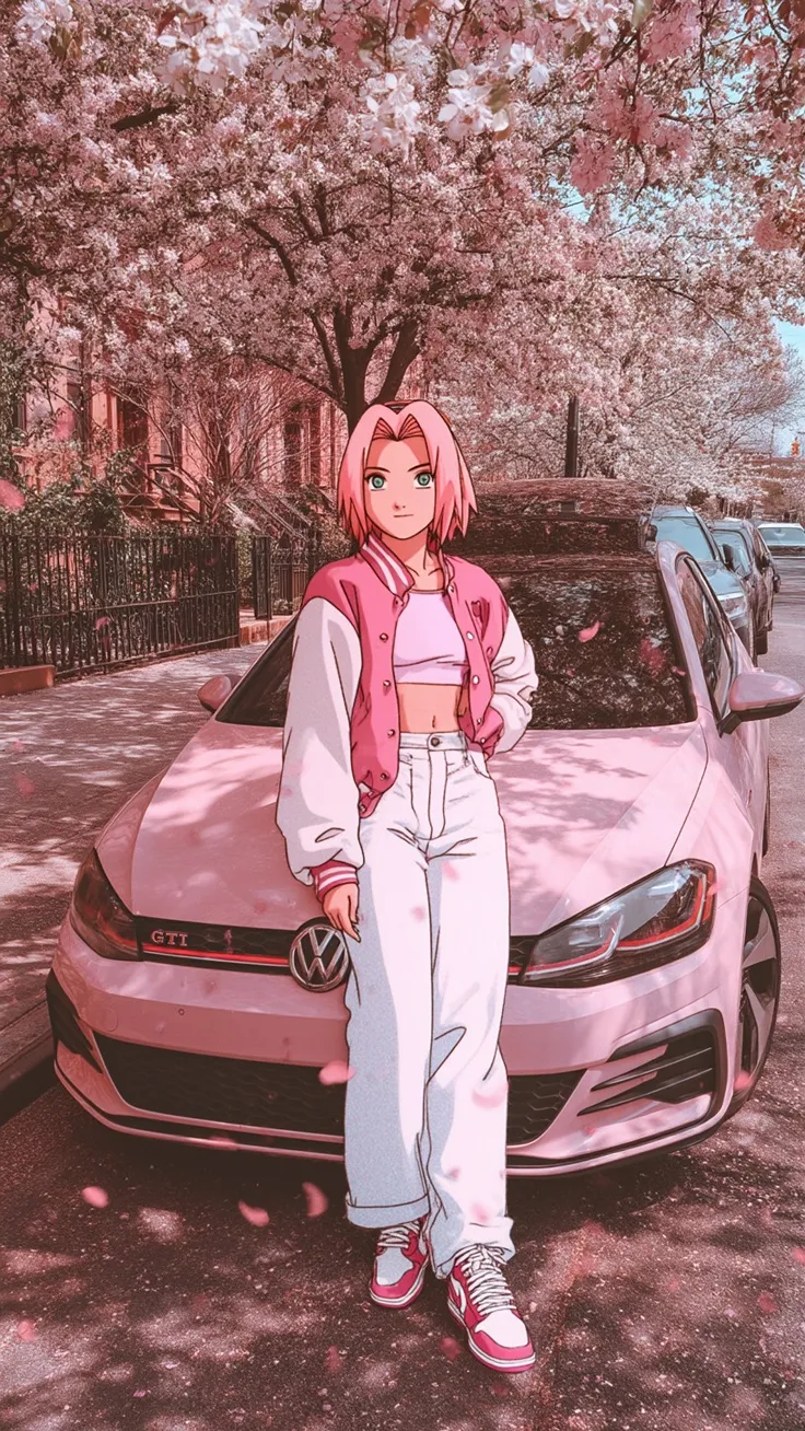 Anime legends pulling up in style