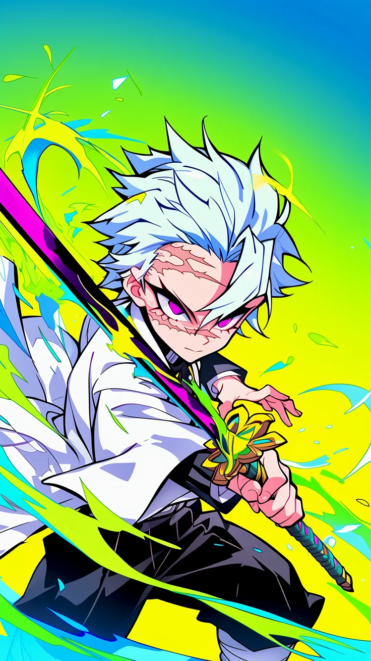 Demon slayer characters in chibi style part 1