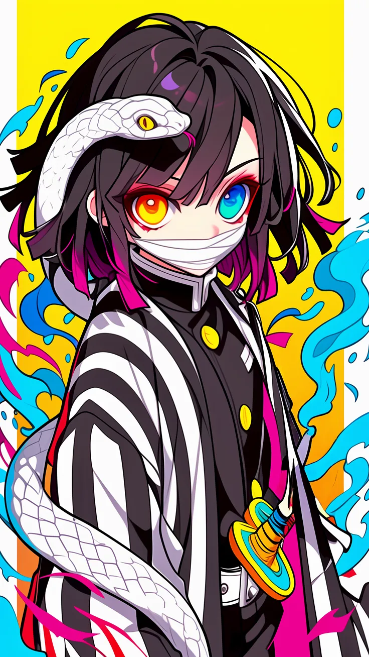 Demon slayer characters in chibi style part 1