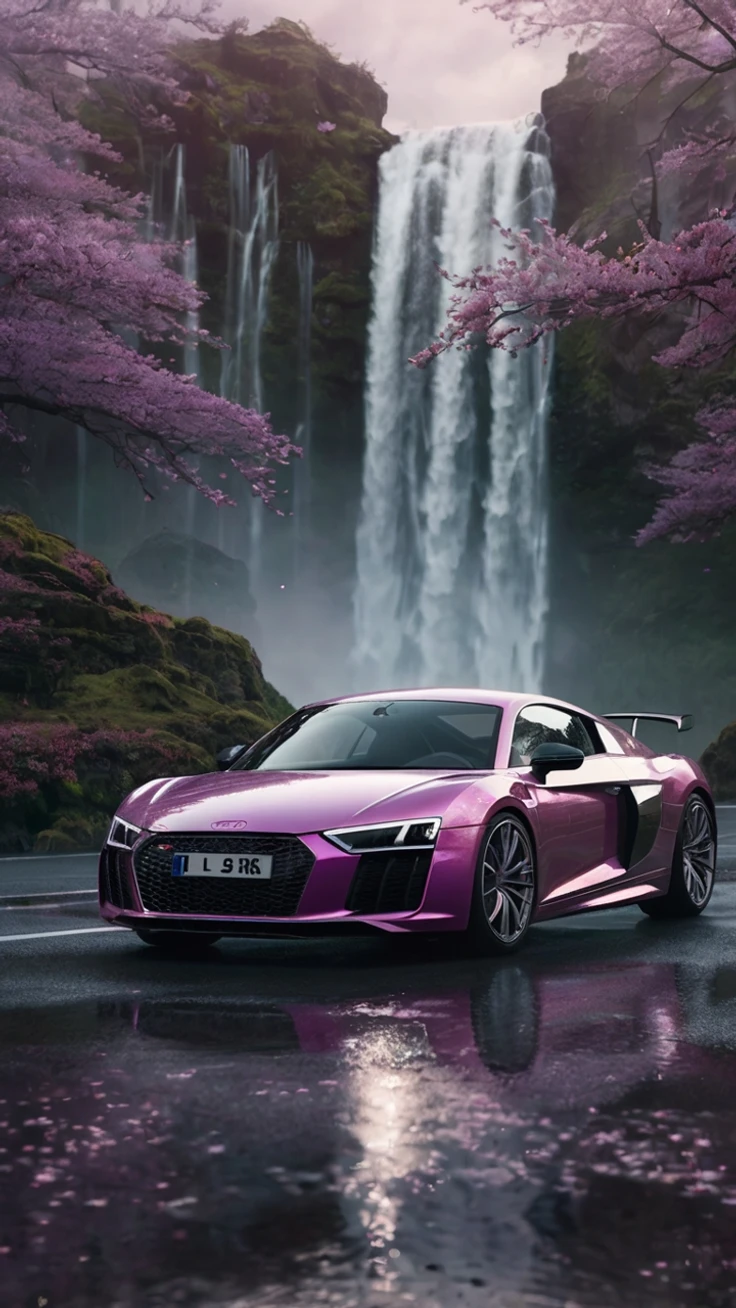 Audi in the railway