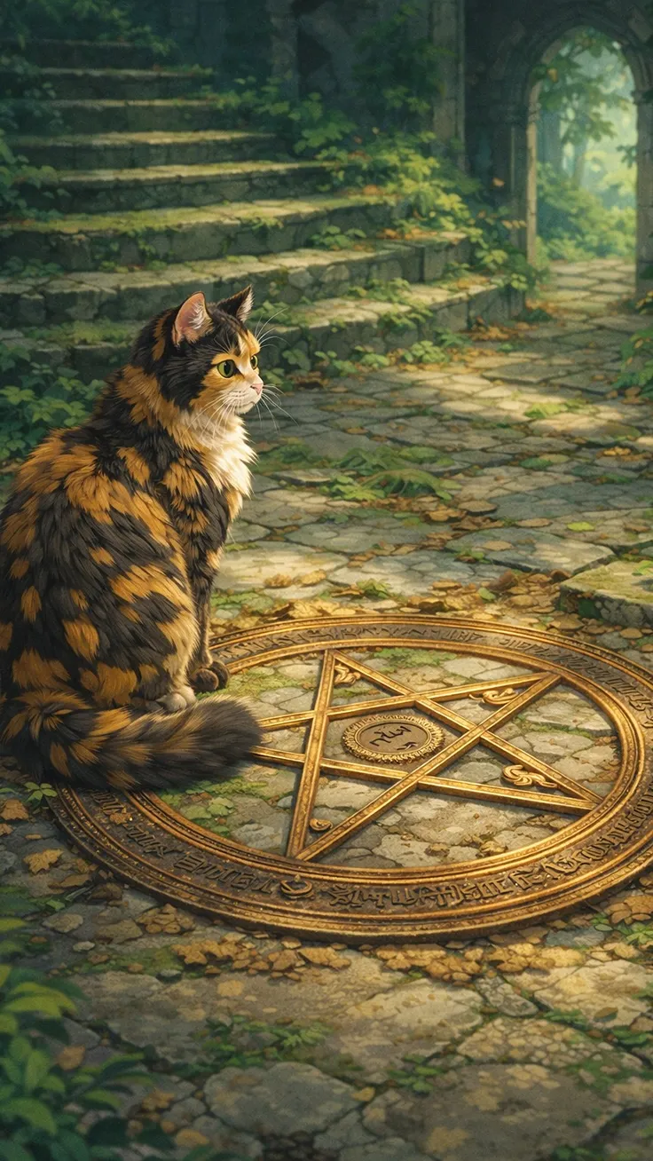 Cat of the Shadowed Sanctuary