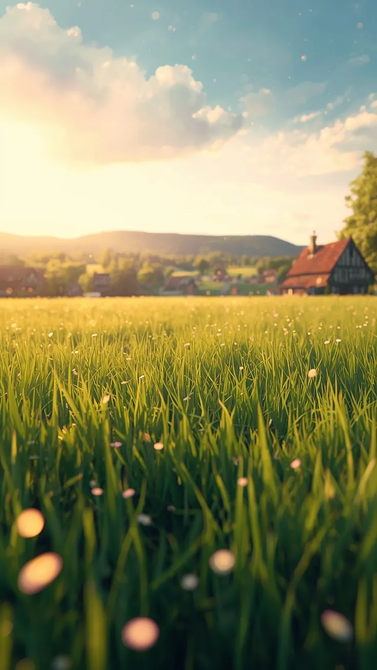 Sunlit Dreams and Quiet Paths ☀️🌾🌸