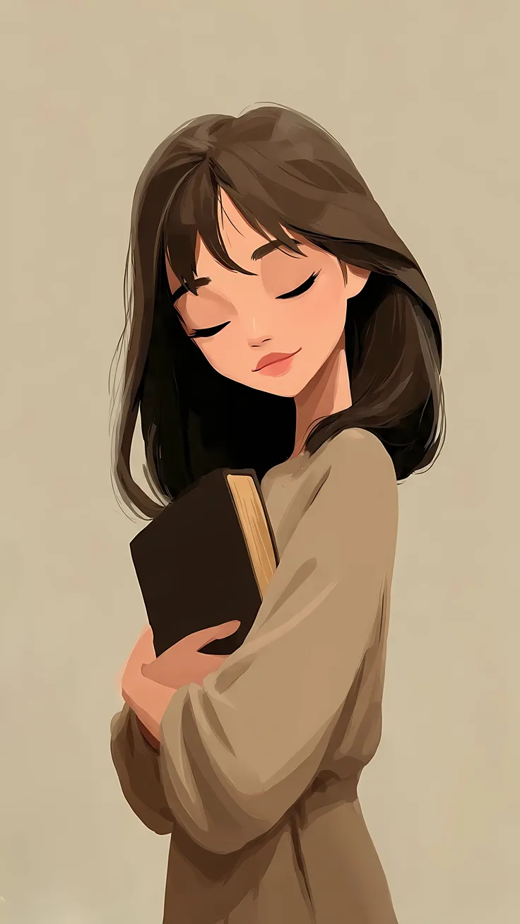 Silent smile peaceful soul