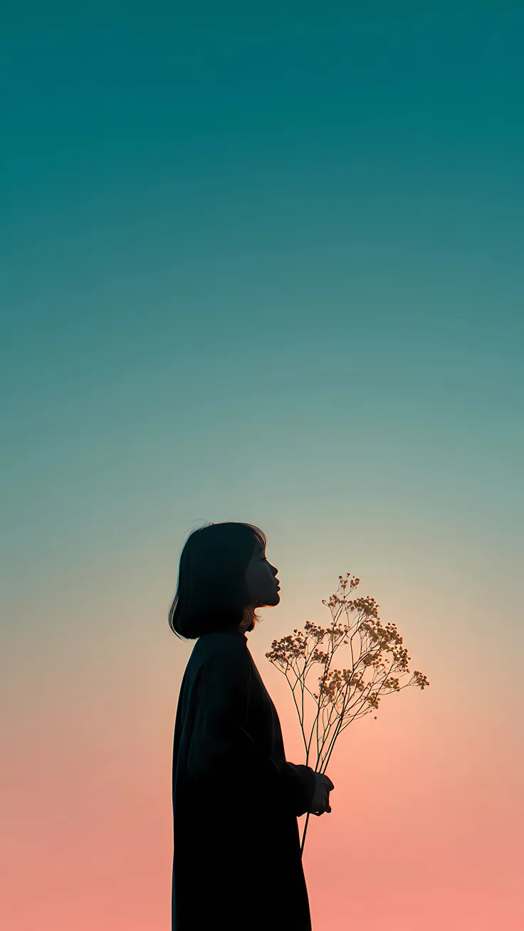 Silent Bloom Between Sky and Soul