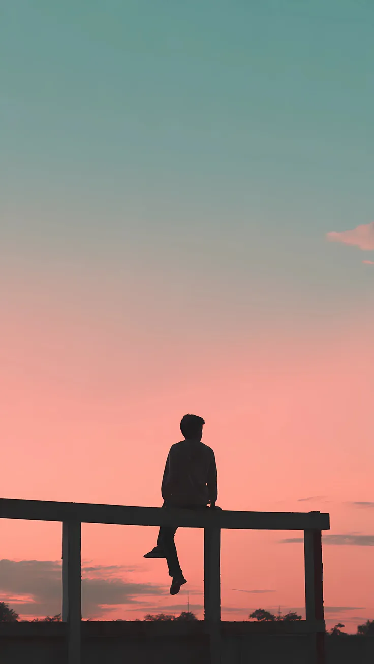 Silent Bloom Between Sky and Soul