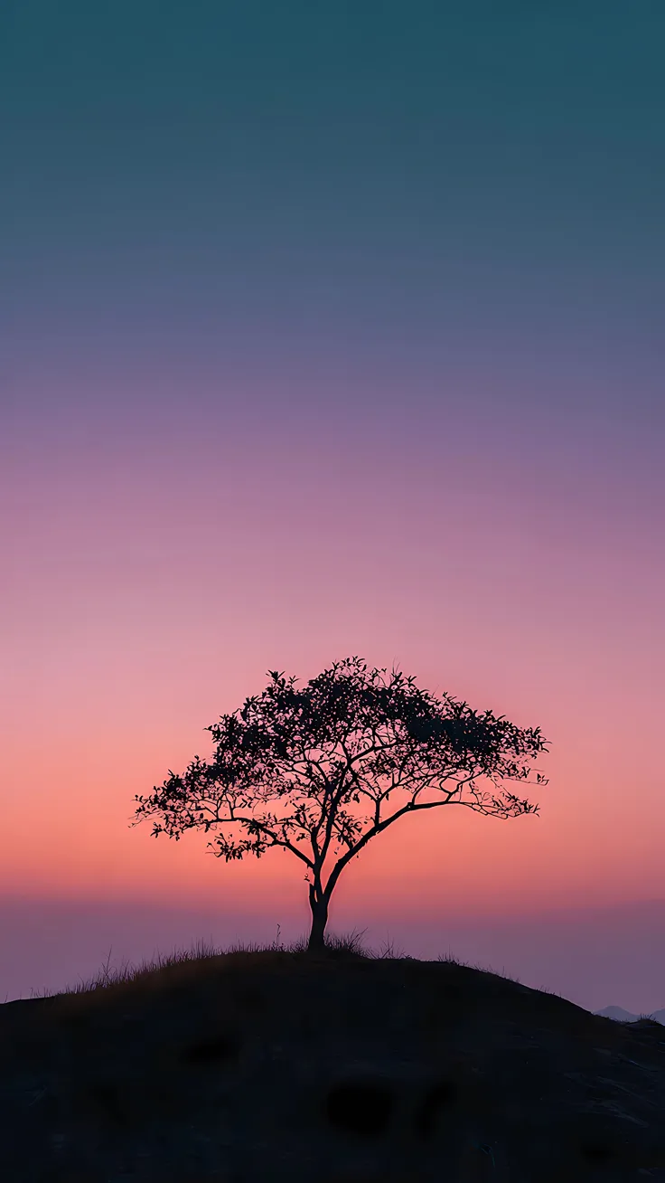 Silent Bloom Between Sky and Soul