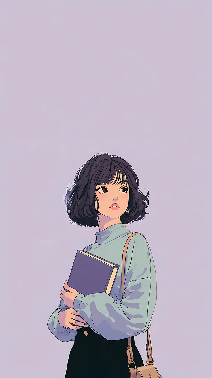 Lost in quiet pages and soft dreams 📖🌸 A peaceful moment where imagination begins