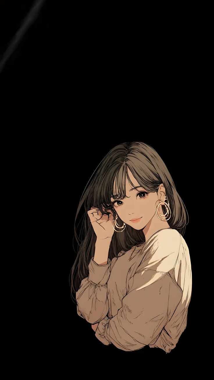 Soft Smile in Quiet Light