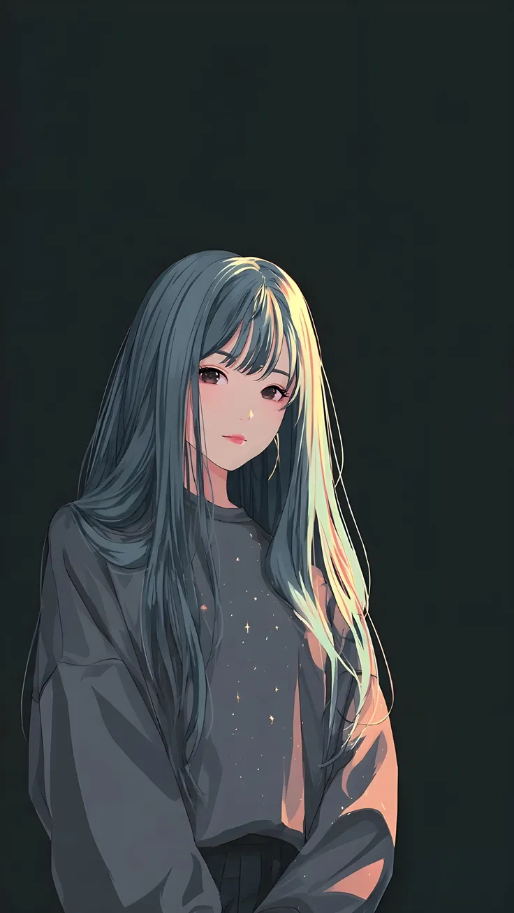 Silent Aura Dark Aesthetic Anime Portraits