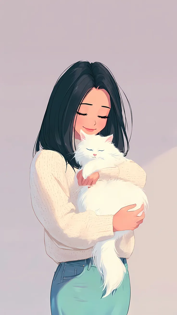 Peace in Silence Minimal Aesthetic Phone Wallpaper 🤍✨