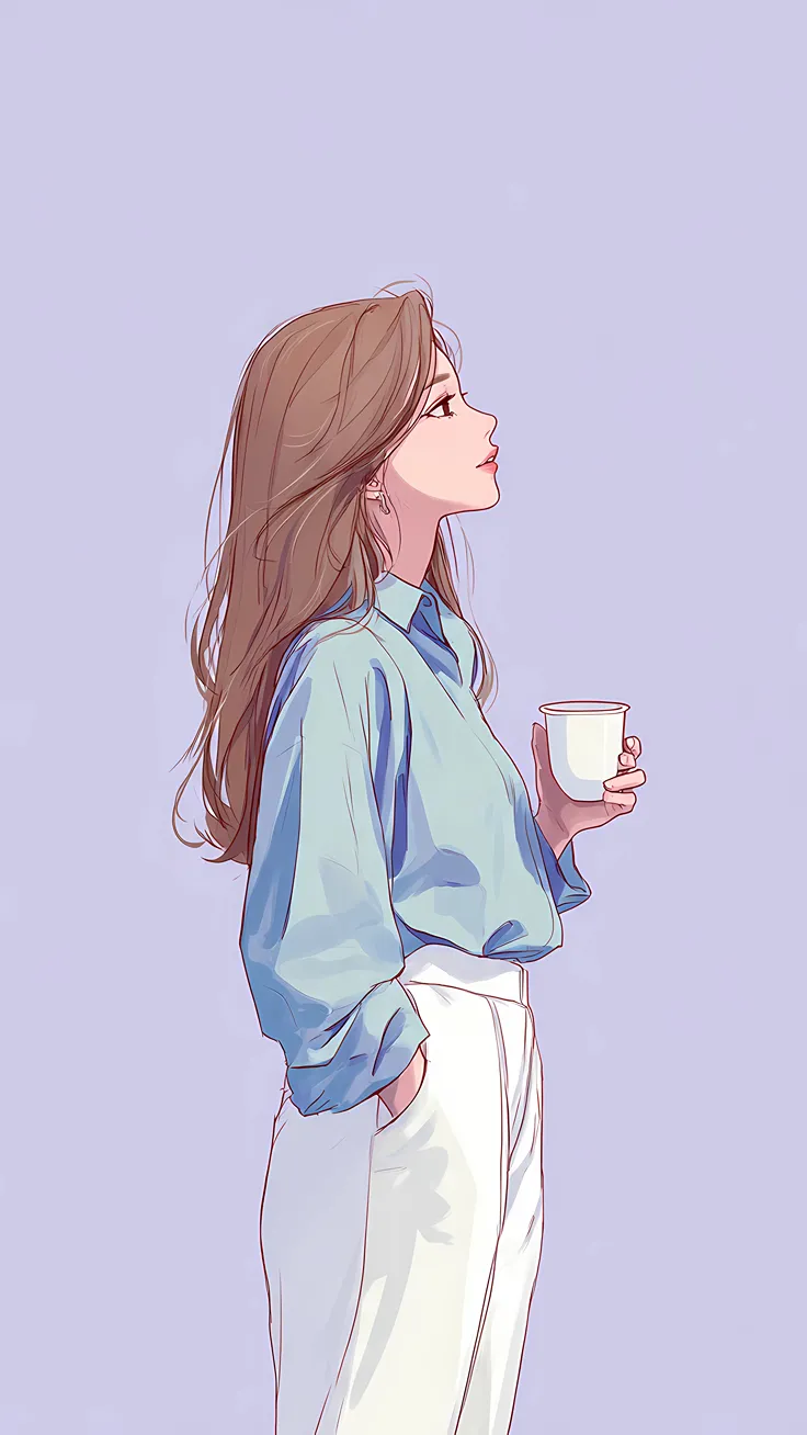 Peace in Silence Minimal Aesthetic Phone Wallpaper 🤍✨