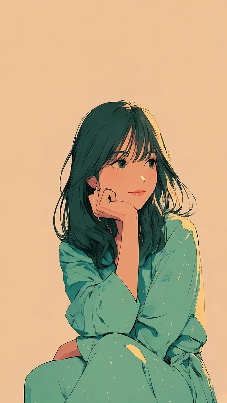 Peace in Silence Minimal Aesthetic Phone Wallpaper 🤍✨