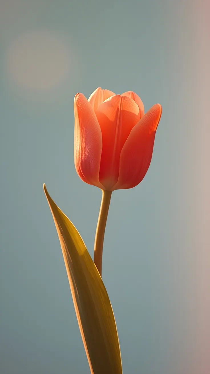Pastel Tulip Soft Spring Floral Wallpaper 4k