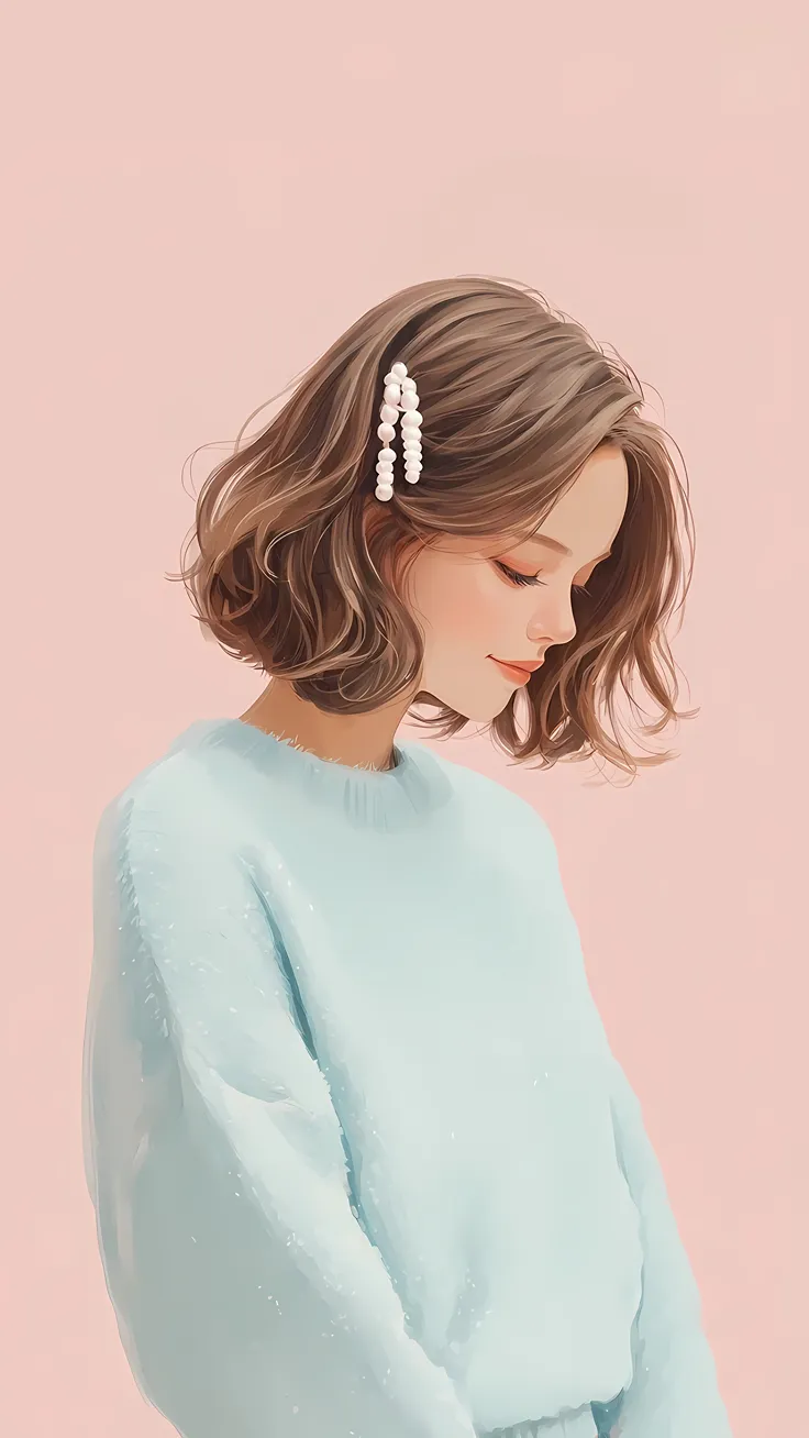 Dreamy Daisy Girl Wallpaper