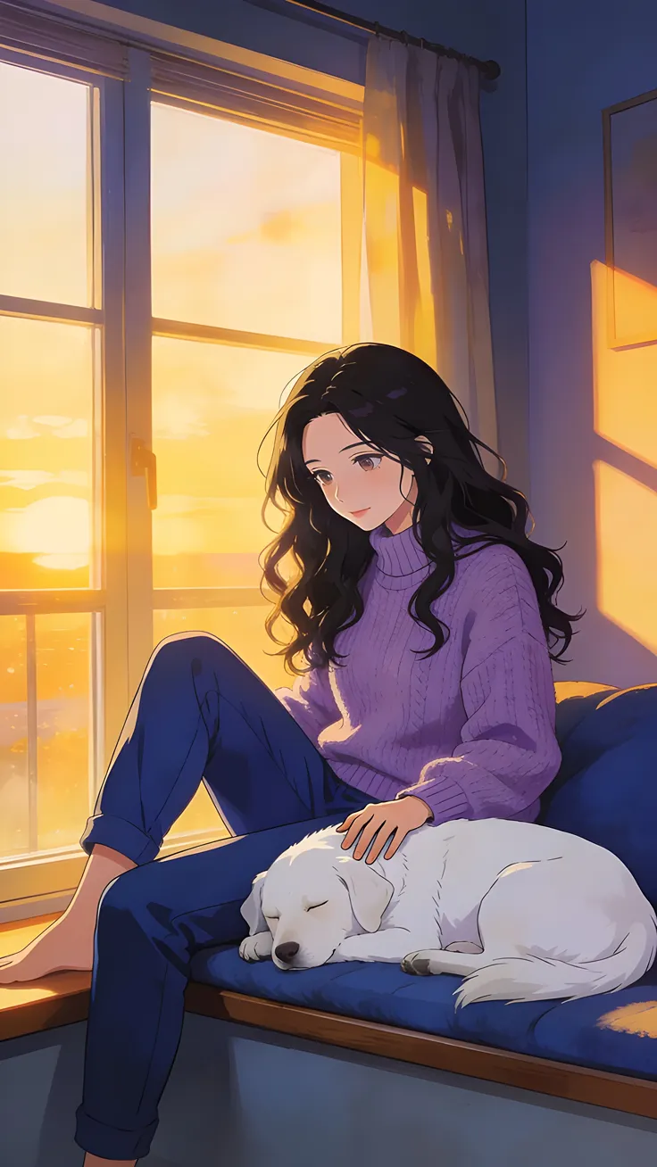 Warm Sunsets & Soft Paw Moments