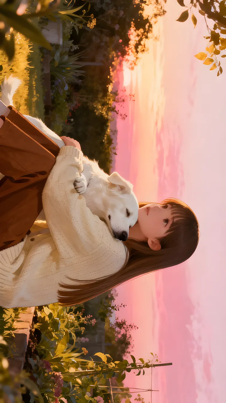 Warm Sunsets & Soft Paw Moments