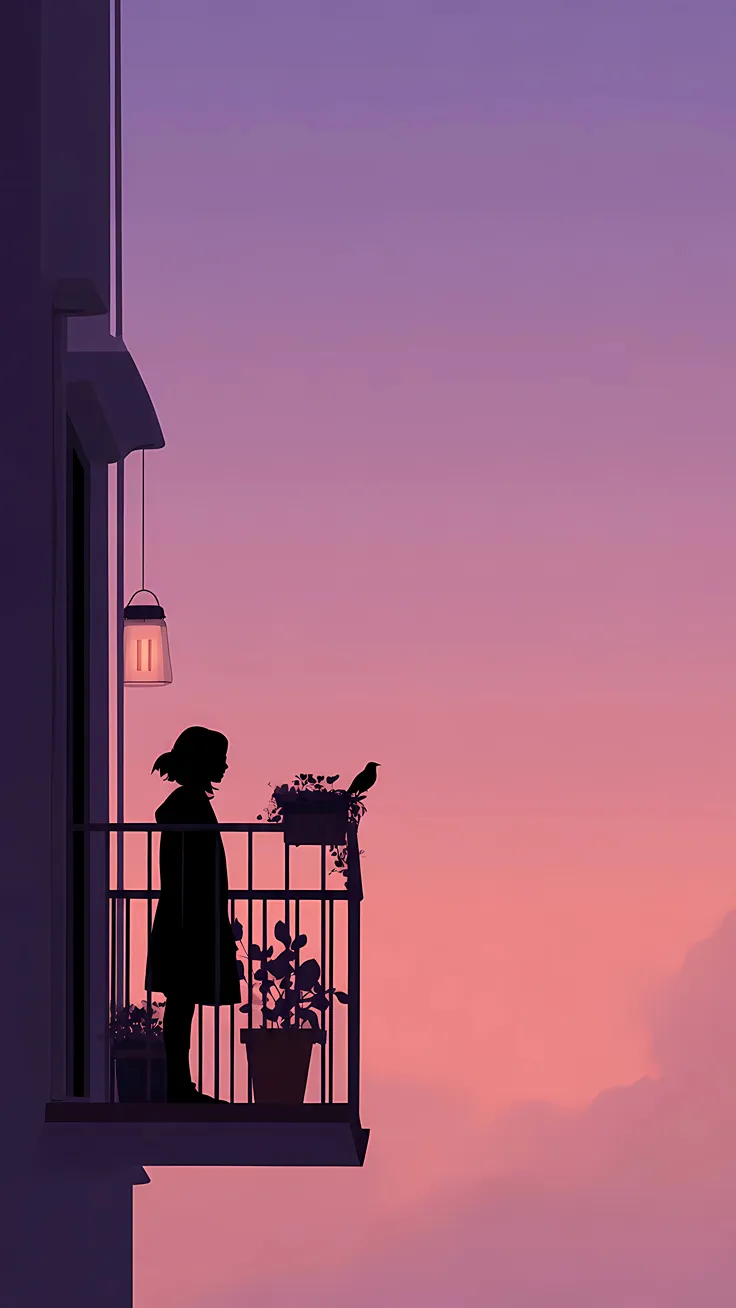 Sunset whispers quiet wings and a moment that stays