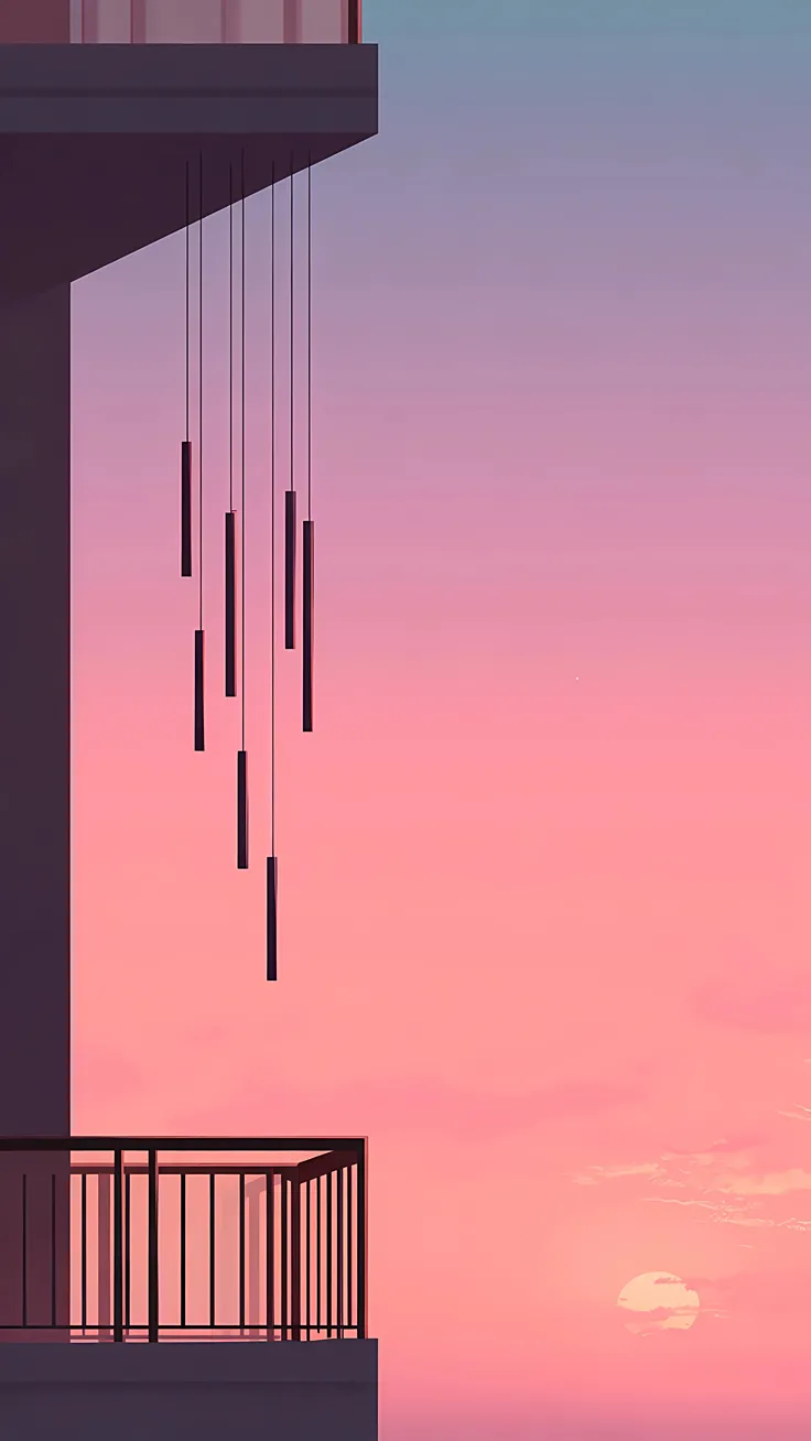 Sunset whispers quiet wings and a moment that stays