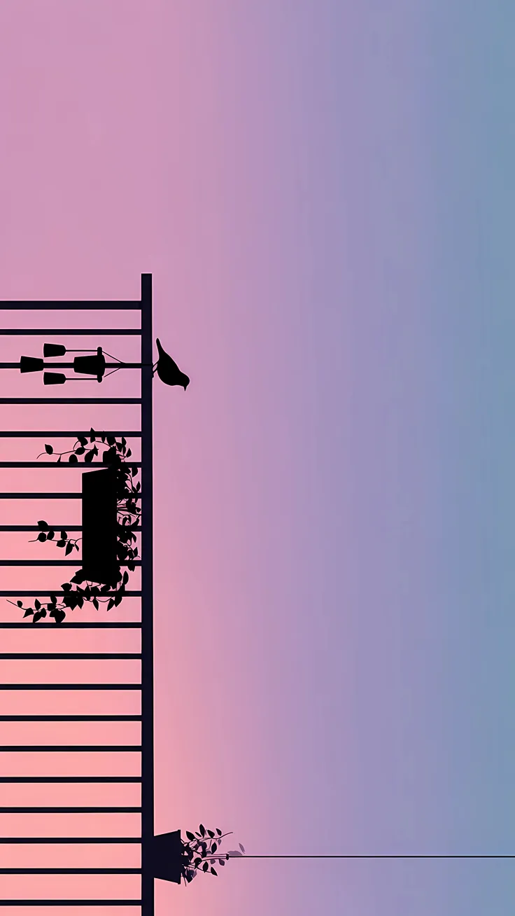 Sunset whispers quiet wings and a moment that stays