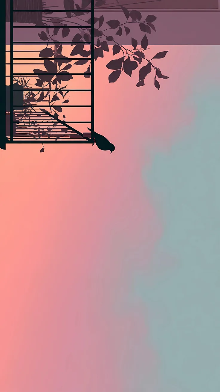 Sunset whispers quiet wings and a moment that stays