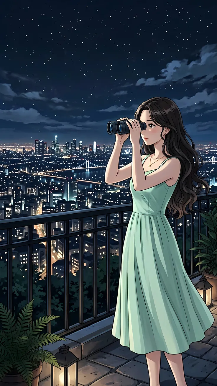 Midnight Blooms and City Glow