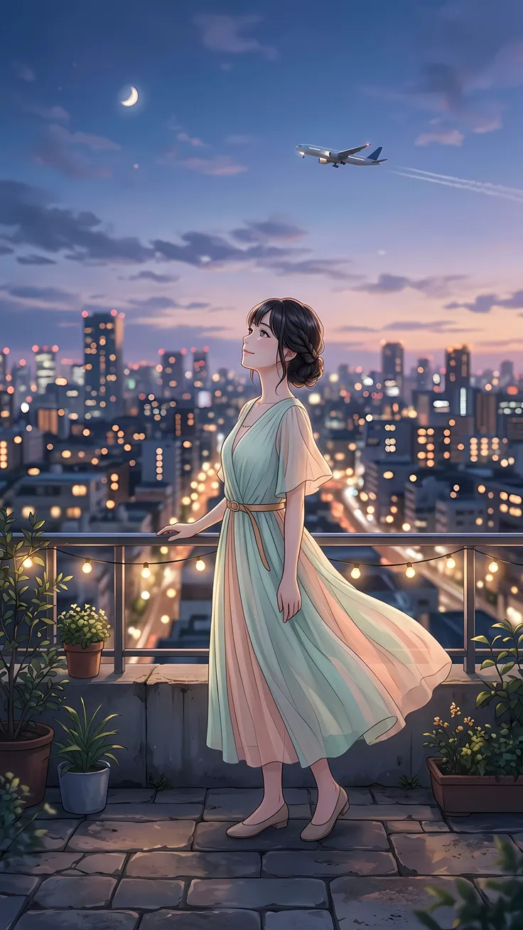 Midnight Blooms and City Glow