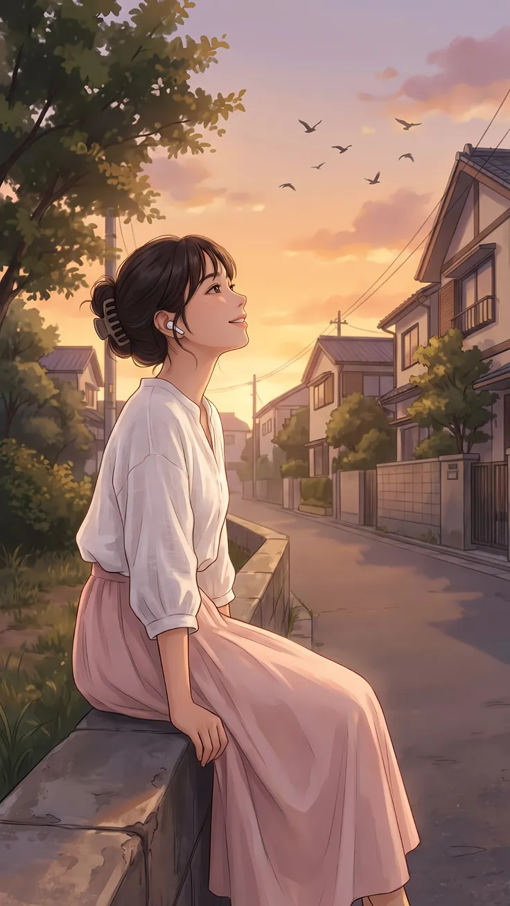 Golden Hour Slice of Life  Cozy Anime Aesthetic Collection
