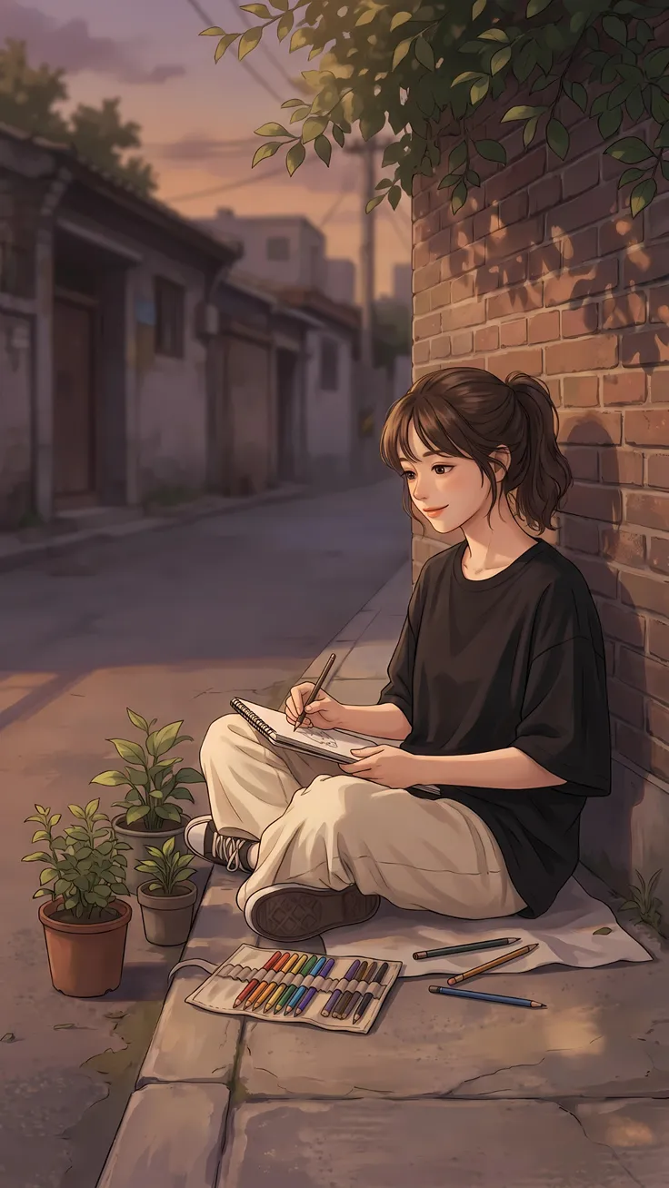Golden Hour Slice of Life  Cozy Anime Aesthetic Collection